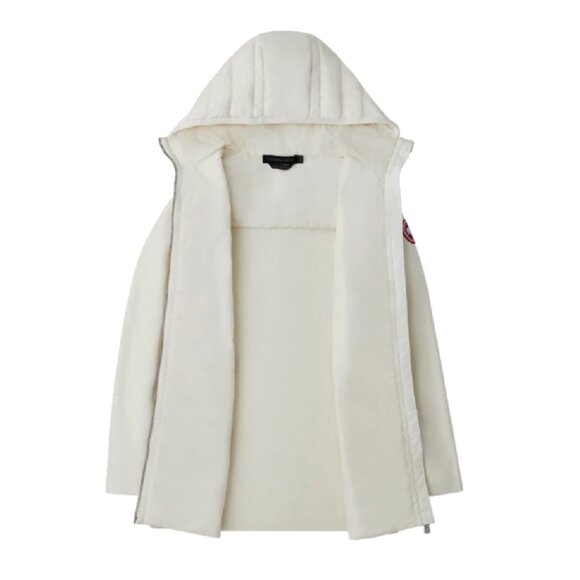 NWT Canada Goose Hybridge Knit Hooded Jacket Zip-Up Women's Sz Large Cottongrass - Picture 2 of 8